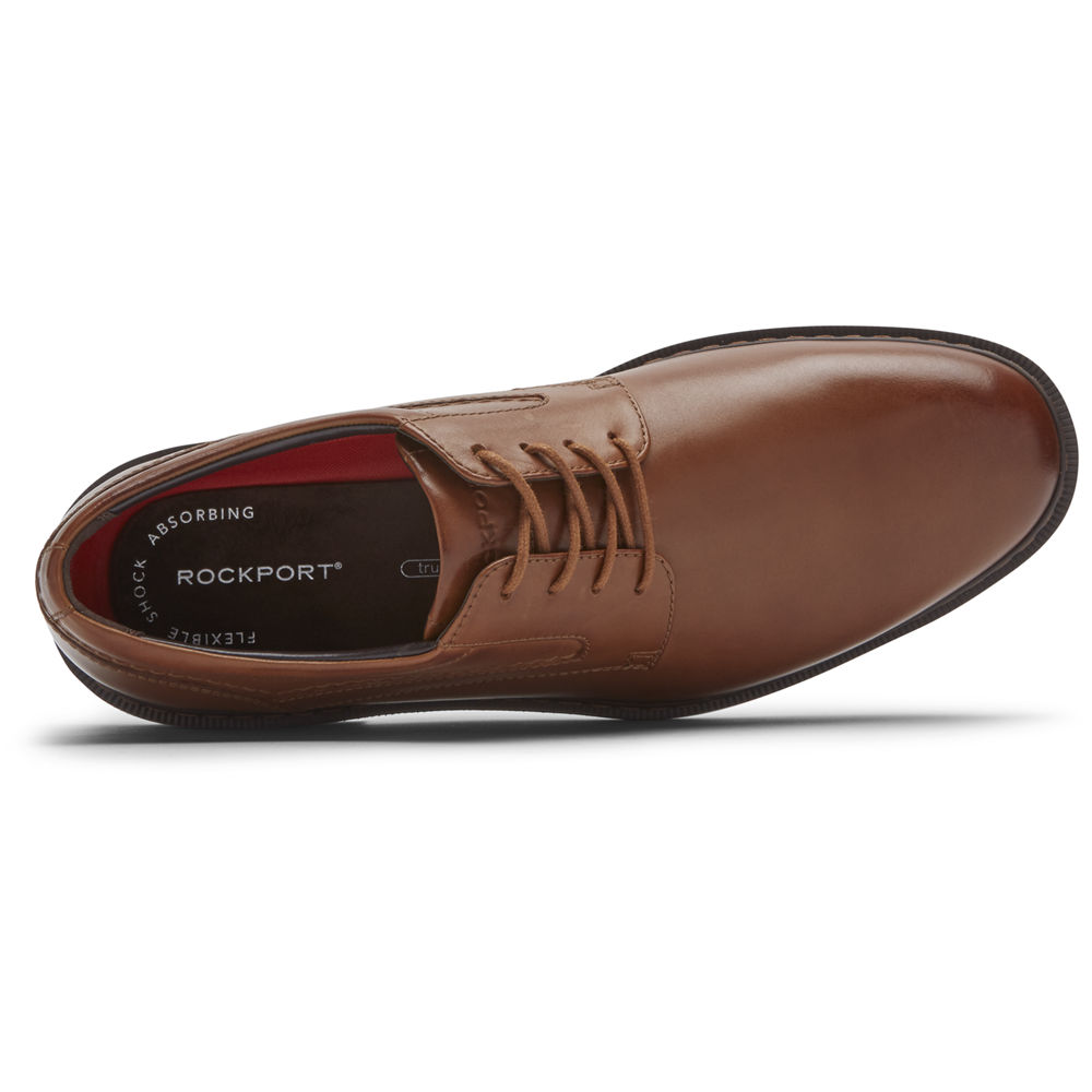 Rockport Mens Oxfords Brown - Parsons Plain Toe - UK 572-NEBDJY